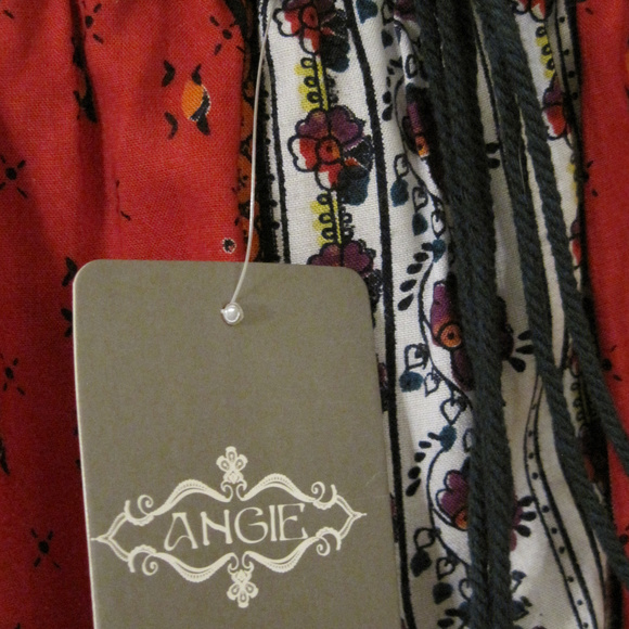 Ladies rayon print skirt-size large /long - Picture 3 of 7